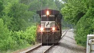 Lite Engine Move At Historic N&W Signals, Long Hood Forward, South Milford Ohio,