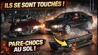 Ils Se Sont Touch&eacute;s ! Drift Pare-Chocs au Sol
