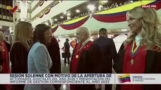 Inicio del Año Judicial 2026, evento completo con la Presidenta Encargada Delcy Rodríguez