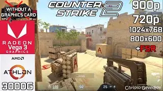 Counter Strike 2 - Athlon 3000G Vega 3 & 16GB RAM