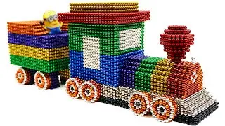 Im&aacute;n Satisfacci&oacute;n 100% - ASMR C&oacute;mo hacer un tren con 25000 bolas magn&eacute;ticas | Hombre magn&eacute;tico 4K