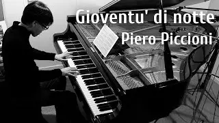 Piero Piccioni - Gioventu' di notte (Seq. 4) | Piano Solo【Sheet Music】