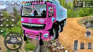 12 Wheeler 8&times;8 Power Full sand Transporter Truck Driving in Offroad - DriveScape 