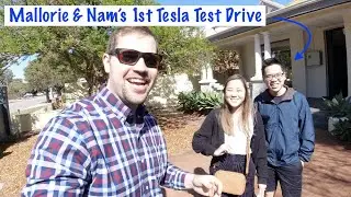 Mallorie & Nam Test Drive Tesla Model 3 2020 - First Impressions