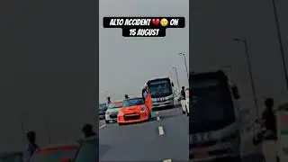 Alto accident 💔😢 on 15 August #carmodification #pioneer #automobile #car #carlover #swift #alto