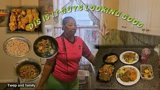 Приготовление карри из козлятины/жареной курицы/риса и гороха с овощами на пару