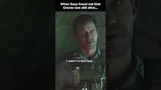 When Soap found out that Graves was still alive