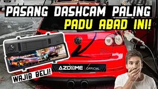 Pasang Dashcam Bajet RM300 Paling Padu! Azdome AR12 Malaysia! Setiap Kereta Wajib Ada! VW MK5 GTI