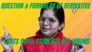Class 12 Derivative Question That 90% Students Get Wrong 😱”