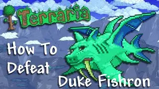 Terraria iOS/Android 1.2.4 (OLD) - How To Defeat Duke Fishron 