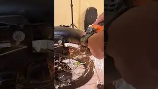 Recortando Salpicadera de Moto Modificaci&oacute;n 🔧✂️ #ItalikaFT #CafeRacer #Custom #Moto #Modding