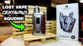 NAJNOWSZY SQUONK OD LOST VAPE ! 😲 *CENTAURUS SQUONK BF KIT  *