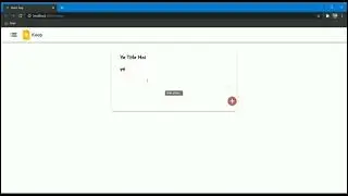 Google Keep Clone React JS #Shorts