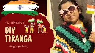 DIY Indian National Flag Paper Craft for Kids | Easy Republic Day School Project