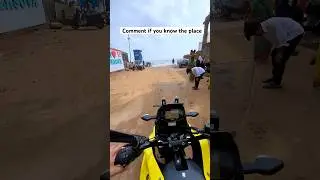 Guess This Secret Mumbai Beach? 🏝️✨ #RollingBikeSpirits&rdquo;#MumbaiRiders #vstromsx250 #viralshort