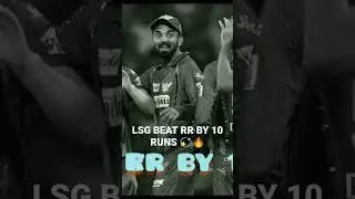 lsg beat rr by 10 runs #shorts #ipl #lsg #rr