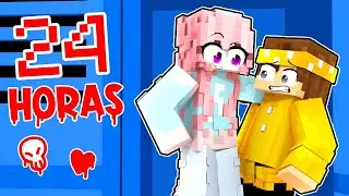 Fiquei PRESO 24 HORAS COM a VALENTONA no Minecraft ‹ Alex ›