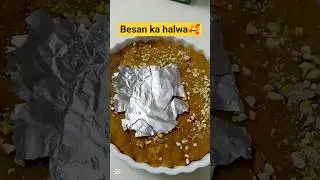 Besan ka halwa||shab e meraj #likeandsubscribe #food #foodnerd #viralvideo #cooking #fortoupage