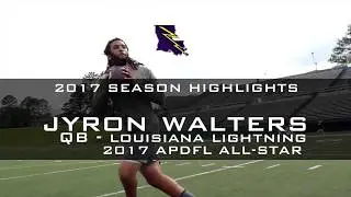 #3 QB - Jyron Walters LA Lightning 2017 Highlights
