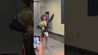 Мераб Двалишвили не мог поверить, что Нина Драма сказала это после боя на UFC 320 LOL #UFC