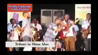 Wasiu Alabi Pasuma mourns SON..Watch SHINA ALAO's Performance on Stage with OGANLA OF FUJI.