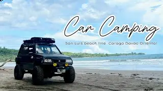 Celebrating Christmas on the beach | Car Camping on Christmas Day at San Luis Caraga Davao oriental