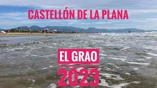 # 395 Castell&oacute;n de la Plana. Пляж. Лето 2023. El Grao. Кастельон-де-ла-Плана.  Валенсия. Испания