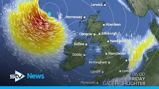 Heavy rain and up to 60mph winds to hit Scotland this weekend