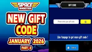 Space Shooter New Gift Code | Space Shooter New Gift Code January 2026 (Part-3)
