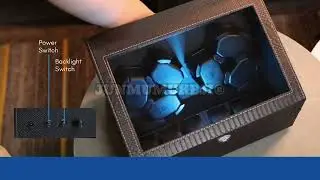 Watch Winder for Automatic Watches 6/4/3/2 Slots Watch Shaker Wooden Box Sup