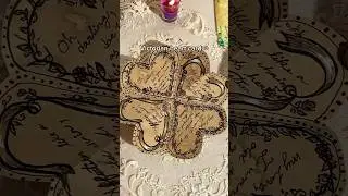 🤎Victorian heart letter tutorial 🤎
