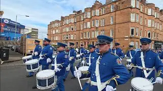 Armagh True Blues Flute Band Shankill @Pride of Govan FB annual parade 20thsep 2025