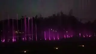 India's Highest Musical Fountain Playing Jai Ho Song #centralpark