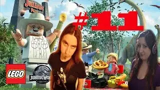 LEGO Jurassic World Gameplay Walkthrough 100% Part 11: Landing Site Story Mode 2 Player Co-op
