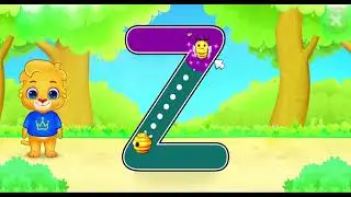 Learn small z alphabet | lowercase abc | z for zebra 🦓 | kids video