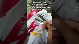 Pisau cutter blades sudut 30 derajat cocok buat potong solasi kertas menyudut dan membulat #Short