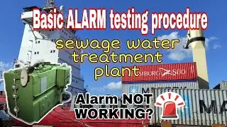 Sewage water treatment plant alarm test #Basic alarm testing procedure #naldZrepairvlog