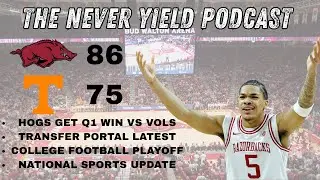 Episode 33: Hogs beat Vols in Top 20 Matchup, Transfer Portal latest for Ryan Silverfield's squad