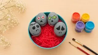 Insane Egg Art Painting! 🥚🎨|Halloween design ideas