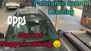 Facelift Seltos have a issue in Sunroof, one touch not working, Done Panoramic Sunroof learning.