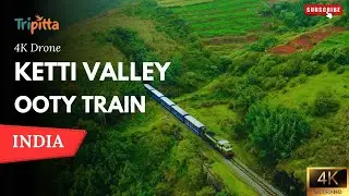 Ooty Train Through Ketti Valley | Cinematic Drone | Nilgiris 4K UHD