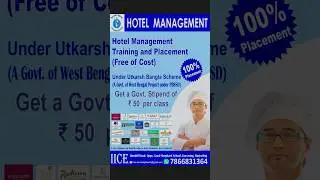 Admission open for Free Hotel Management Training