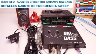 TECH INFO - &iquest;C&Oacute;MO AJUSTAR el SWEEP del EPICENTRO TARAMPS BIG BASS? 
