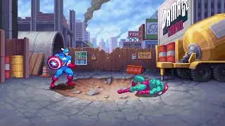MARVEL Cosmic Invasion (2025) (Демо) - Капитан Америка и Человек-паук (Asus ROG Ally / Геймплей 2)