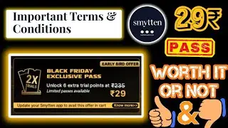 Smytten 29₹ Early Bird pass for extra 6 trial points products is good or not 🤔🚫 || Full T&C ||#viral