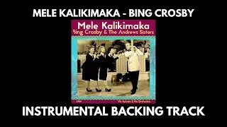 Mele Kalikimaka - Bing Crosby & the Andrew Sisters - Instrumental Backing Track