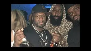 50 Cent shows love to James Harden At Day Party At Penthouse LA