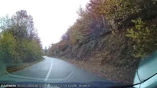 DRIVE #1412: Užice-Rožanstvo-Gostilje (Serbia) (timelapse 4x) *Read Description*