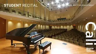 Steven Ridge, Graduate violin recital. Leshowitz Recital Hall, Cali School of Music, Montclair State