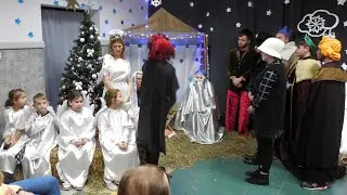Rodzice i ich dzieci wspólnie wystawili w Ciechocinie Jasełka